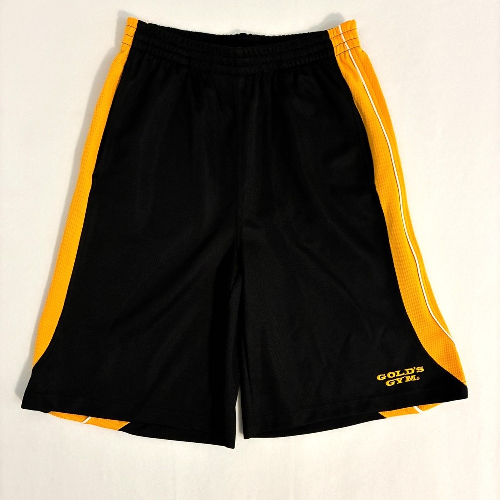 Vtg Golds Gym Basketball Shorts Mens Size M Elastic Waist 11" Inseam Active RARE